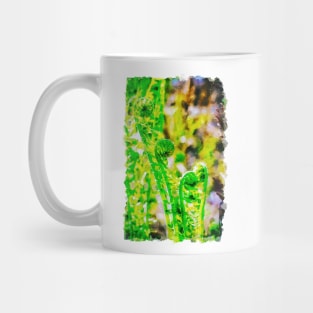 Curled Ferns 1 Mug